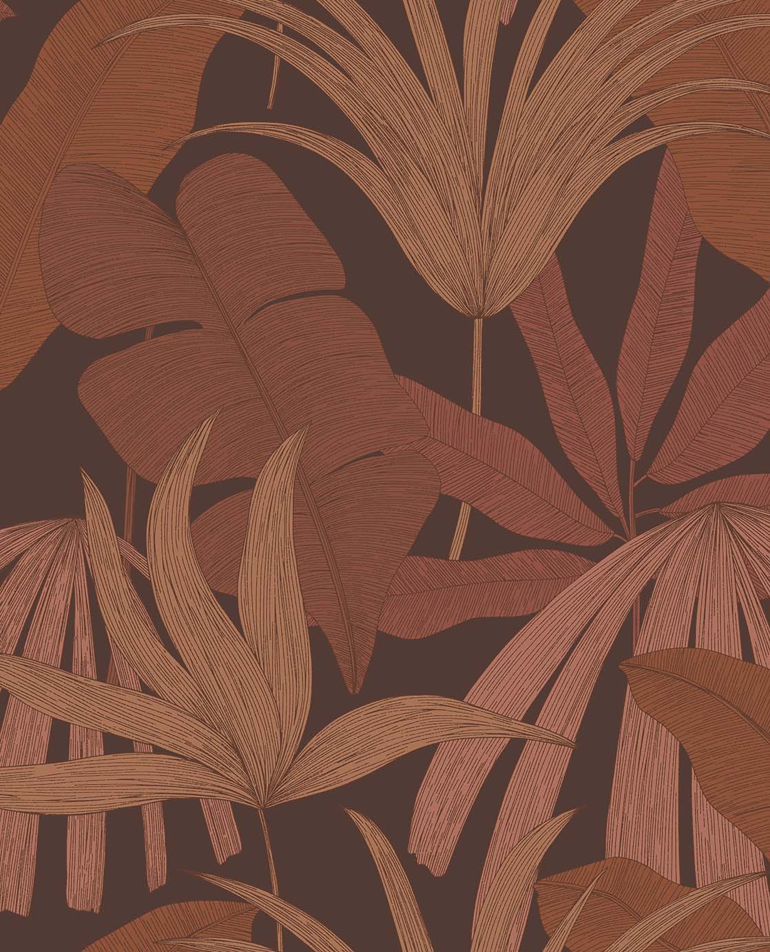 Festival Tropical leaf wallpaper