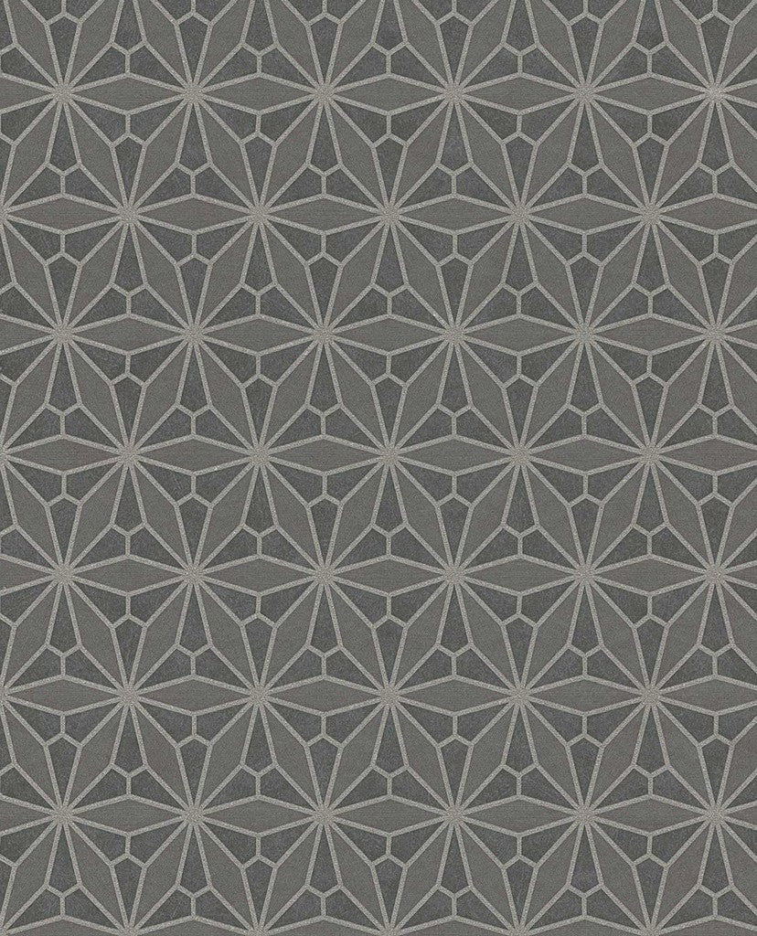 Gilded Oriental Geometric wallpaper