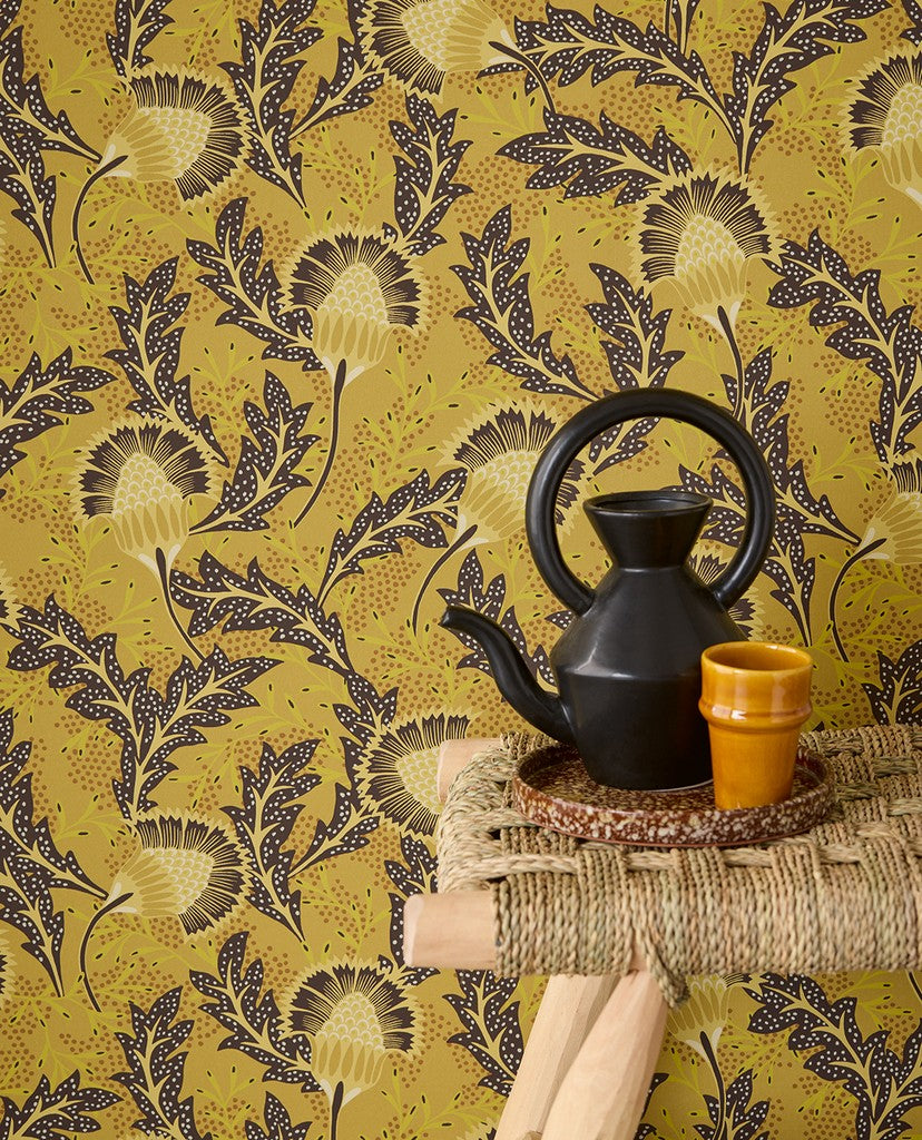 Solange Wax Batik Floral wallpaper