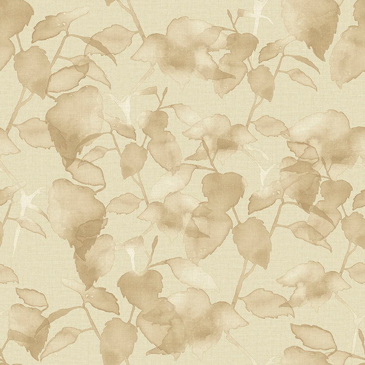 Living Leaf Silhouette wallpaper