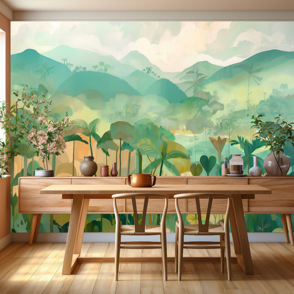 Fantasy Landscape mural