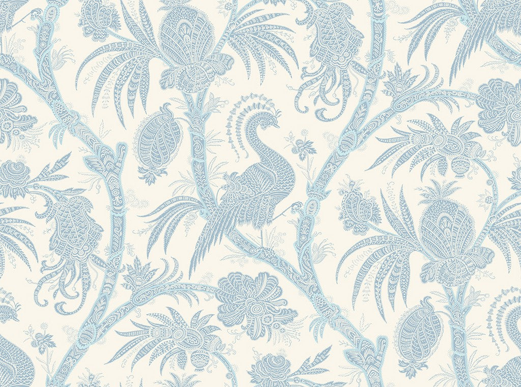 Scalamandré Balinese Peacock wallpaper