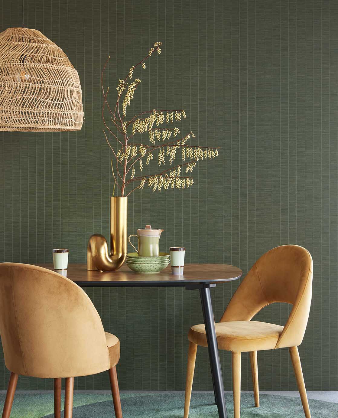 Emerald Woven Bamboo wallpaper