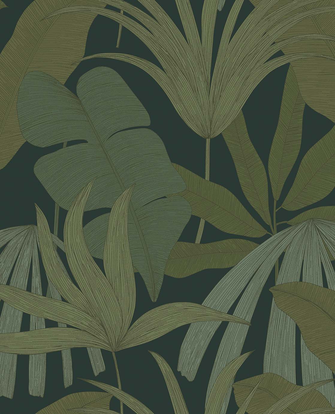 Festival Tropical leaf wallpaper