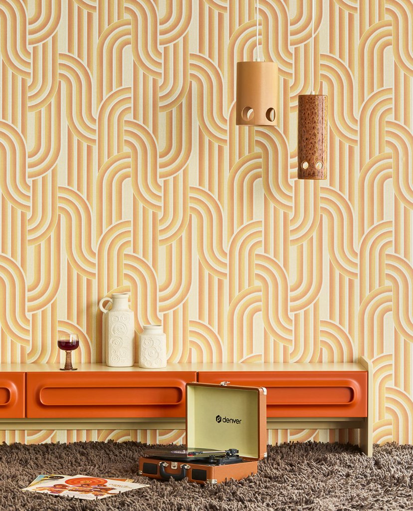 Groovy Arched Ombre wallpaper