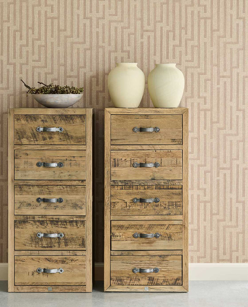 Riviera Maison Linen Trellis wallpaper