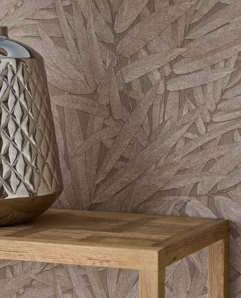 Riviera Maison Structured Leaves wallpaper