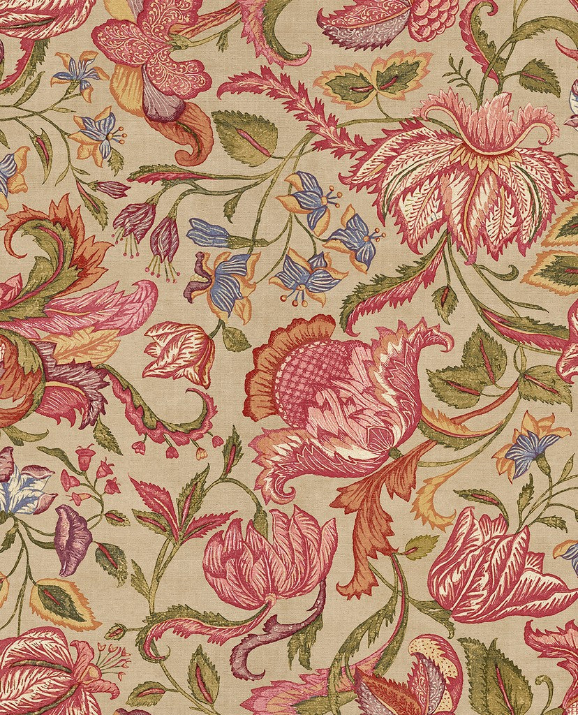 Amber Silken Floral wallpaper