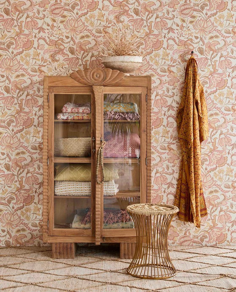Amber Silken Floral wallpaper