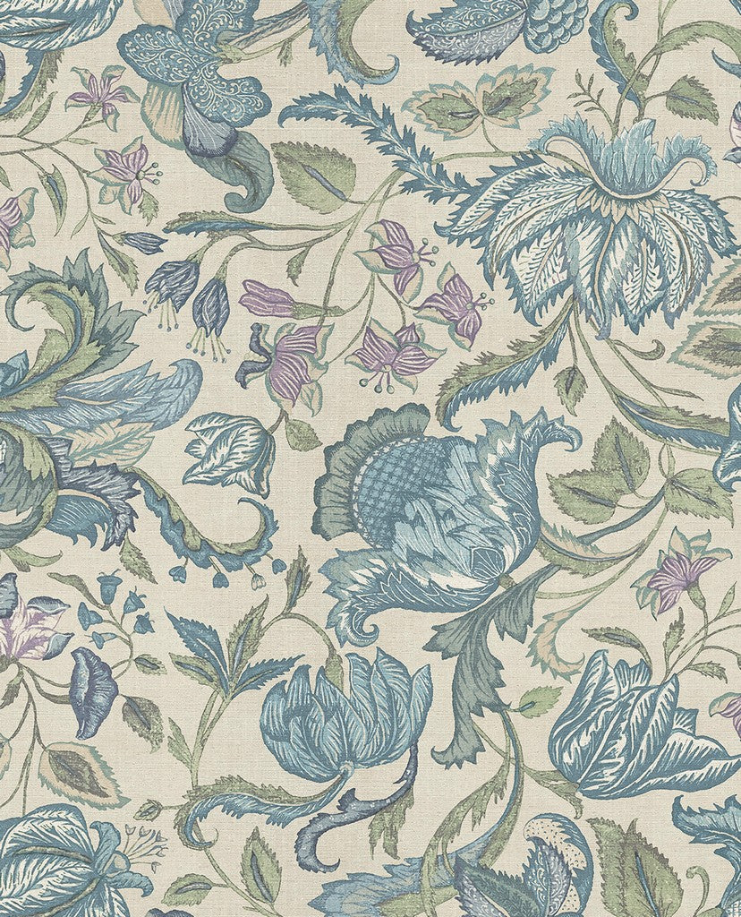 Amber Silken Floral wallpaper