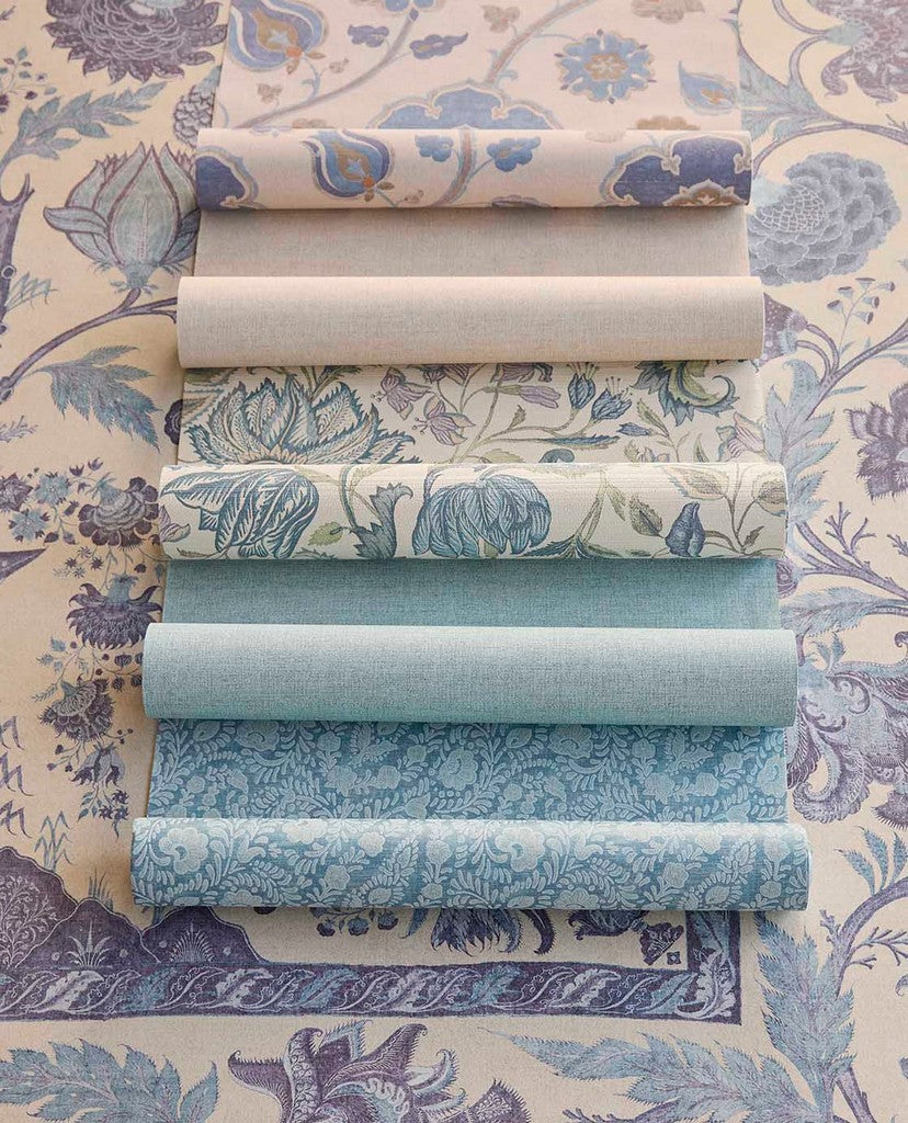 Amber Silken Floral wallpaper