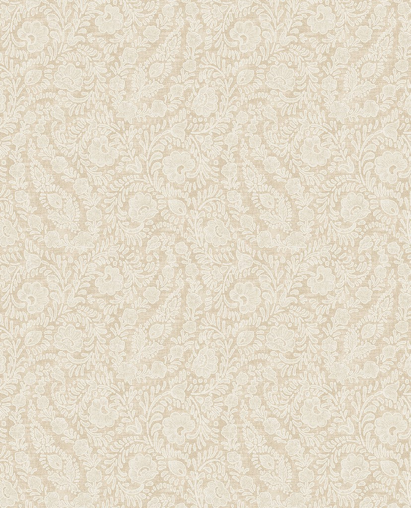 Amber Paisley wallpaper