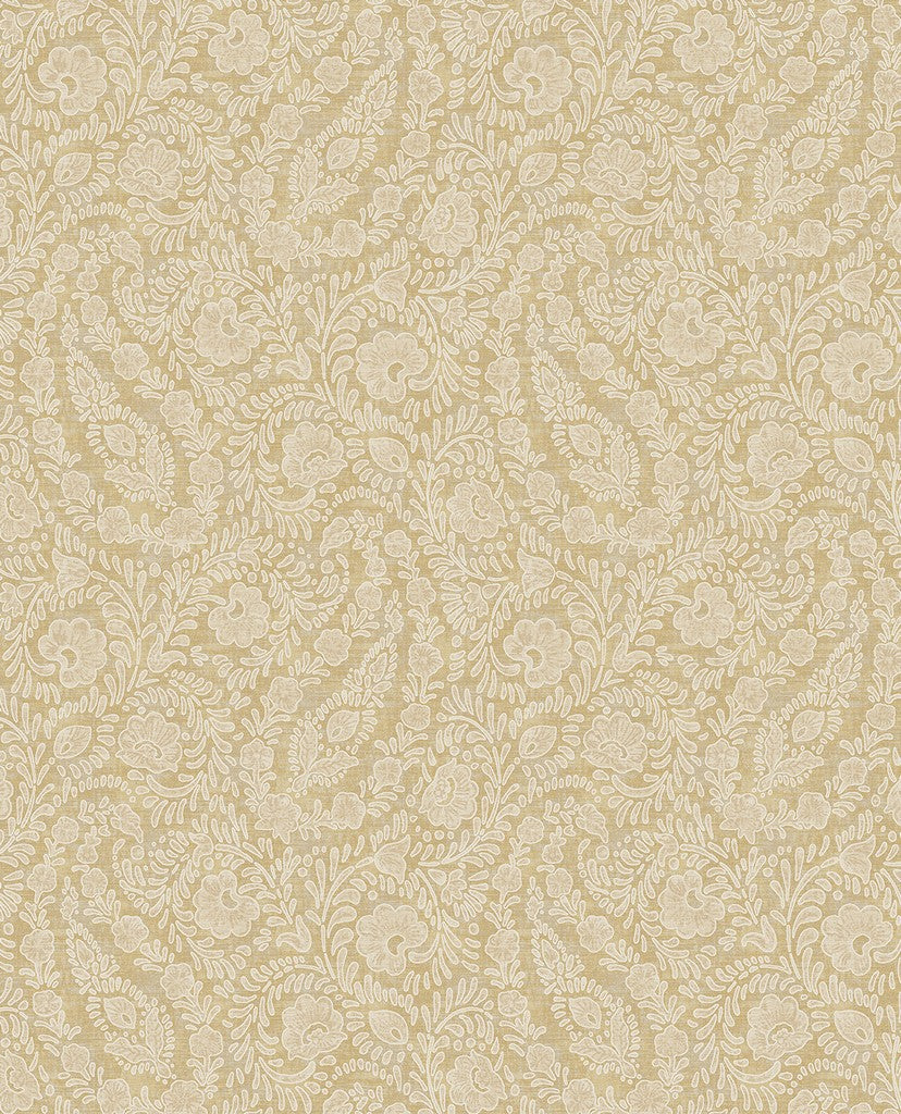 Amber Paisley wallpaper