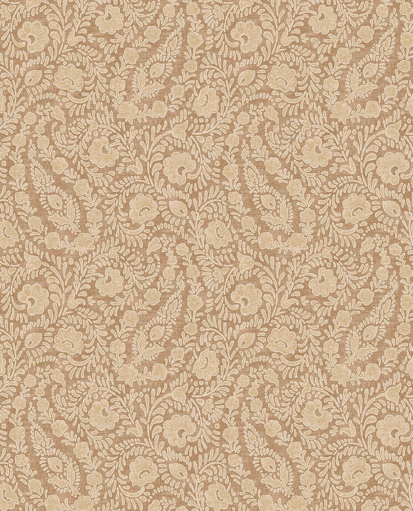 Amber Paisley wallpaper