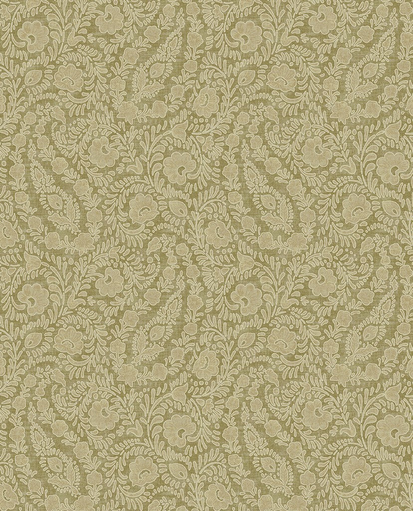 Amber Paisley wallpaper
