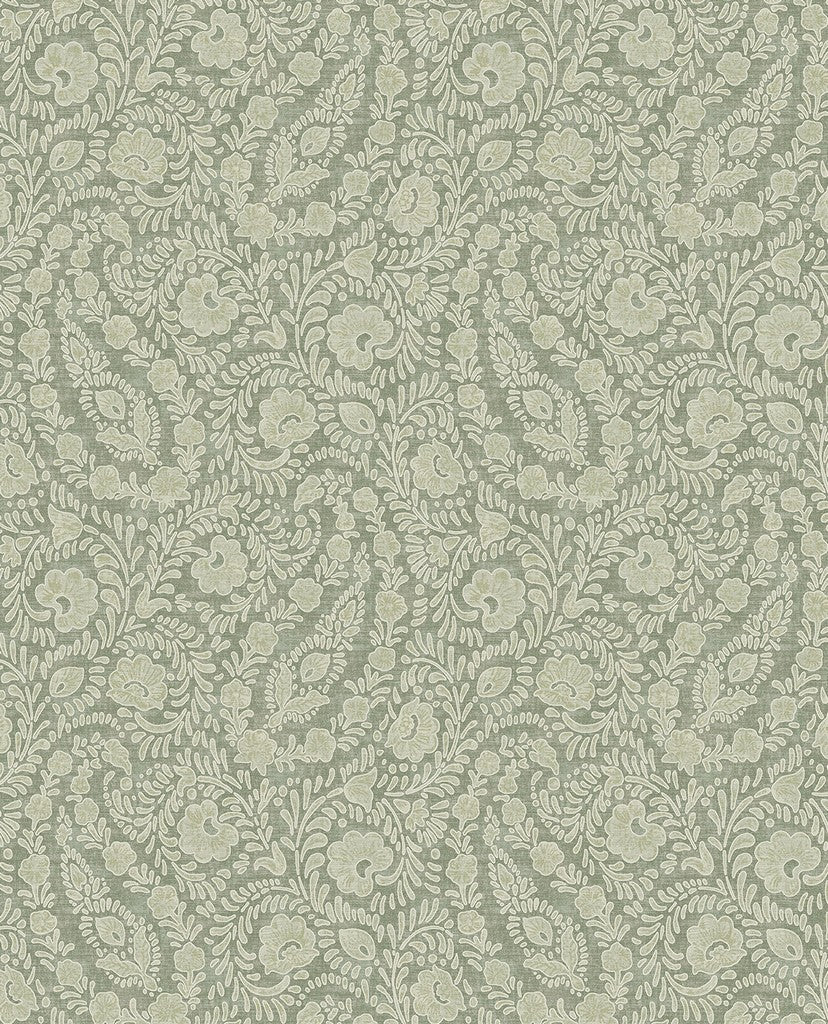 Amber Paisley wallpaper