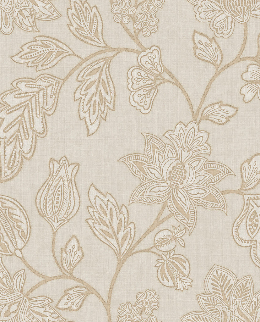 Amber Trailing Floral wallpaper