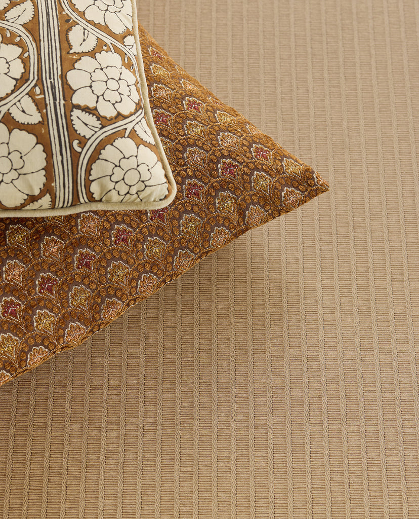 Amber Ladder Raffia-look wallpaper