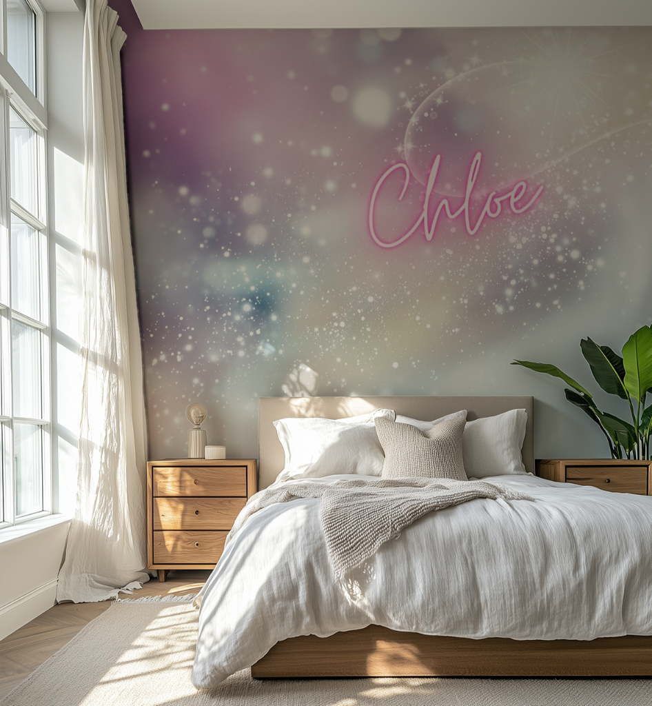 Pastel Constellation mural