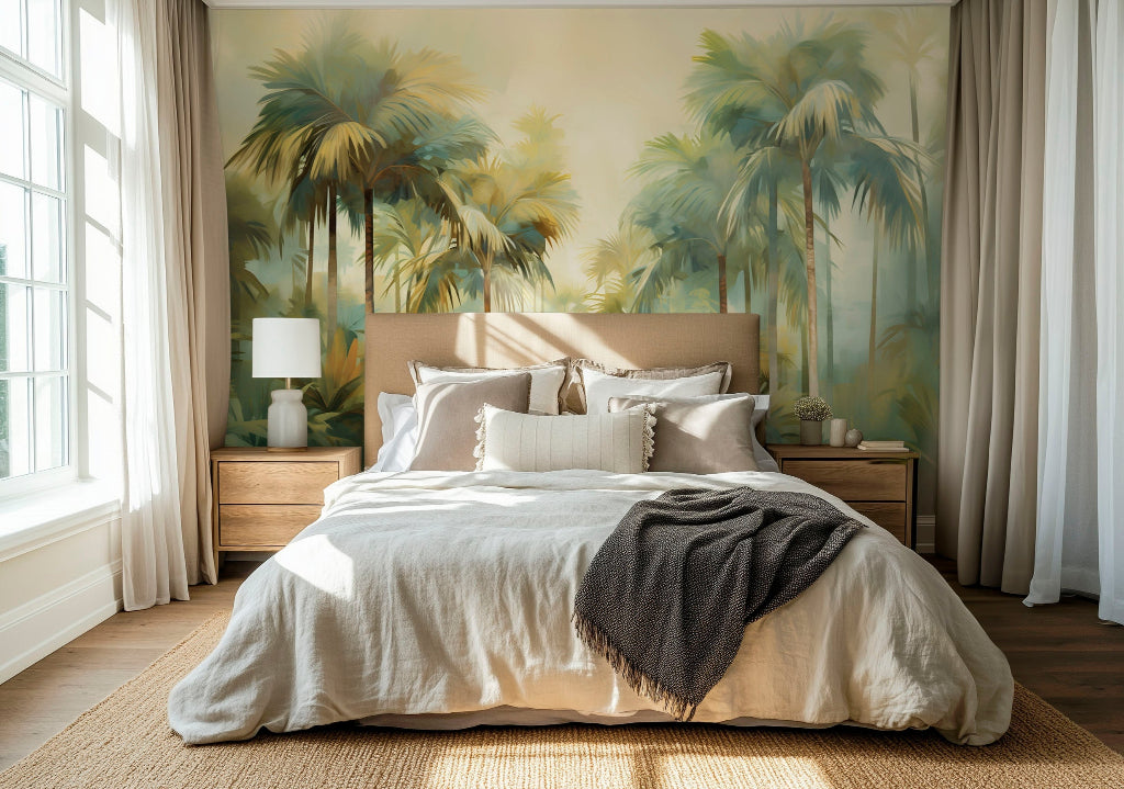 Dancing Palms mural