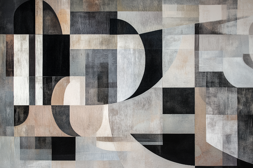 Cubist Revival mural
