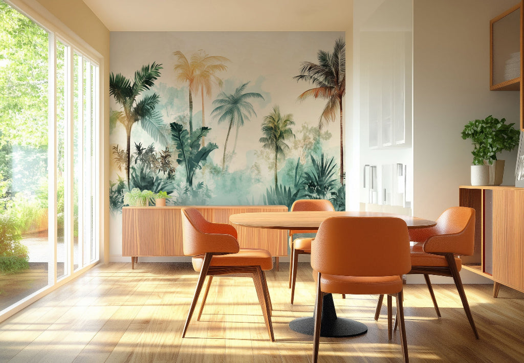 Palm Serenity mural