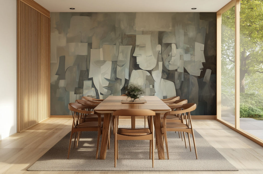 Visages mural
