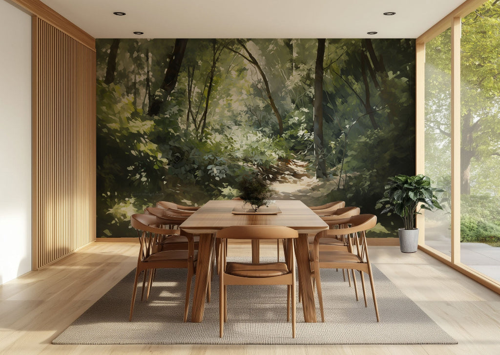 Dappled Forest mural