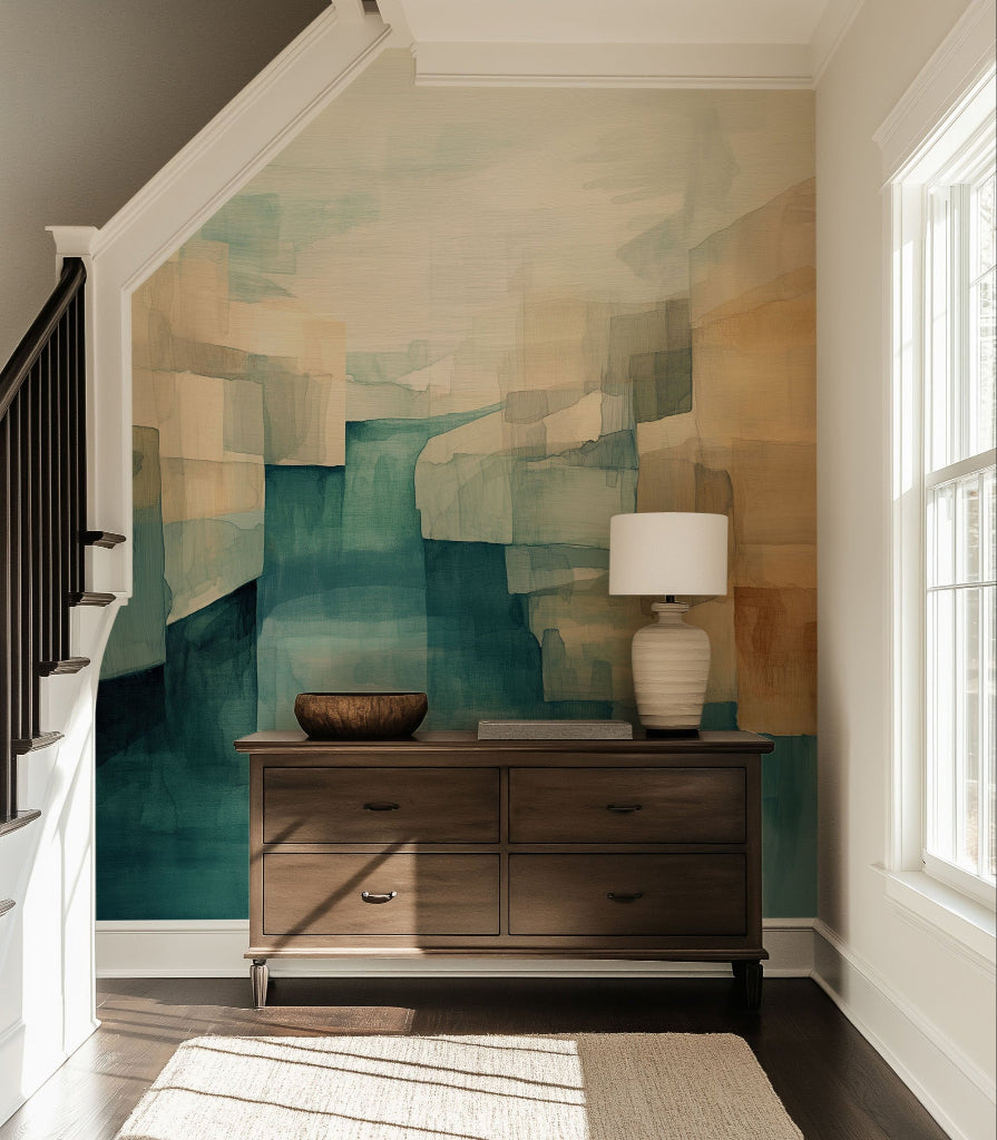 Abstract Reflections mural