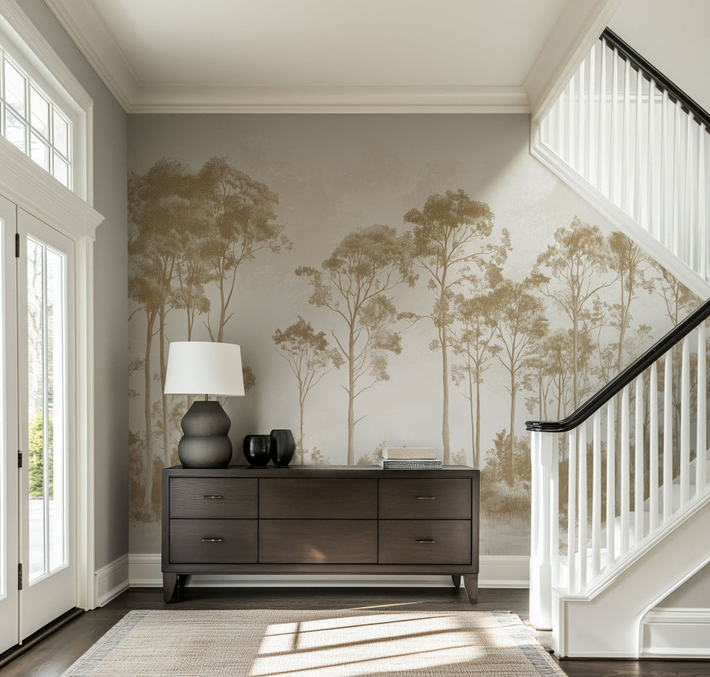 Bluegum Etching mural