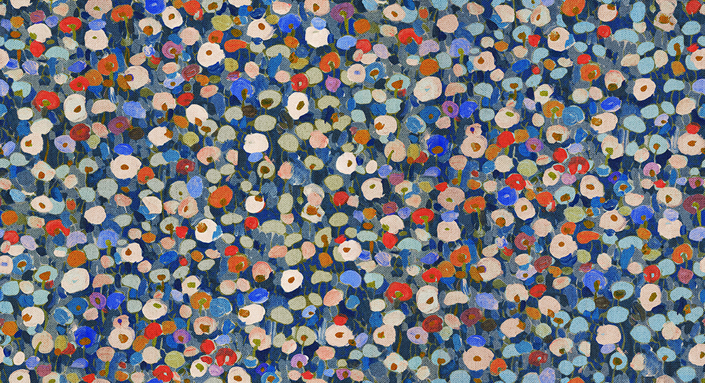 Primavera Prato Fiorito Metallic wallpaper