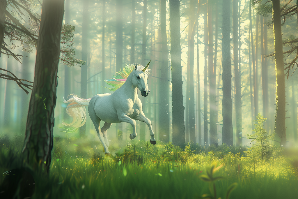 Forest Unicorn mural