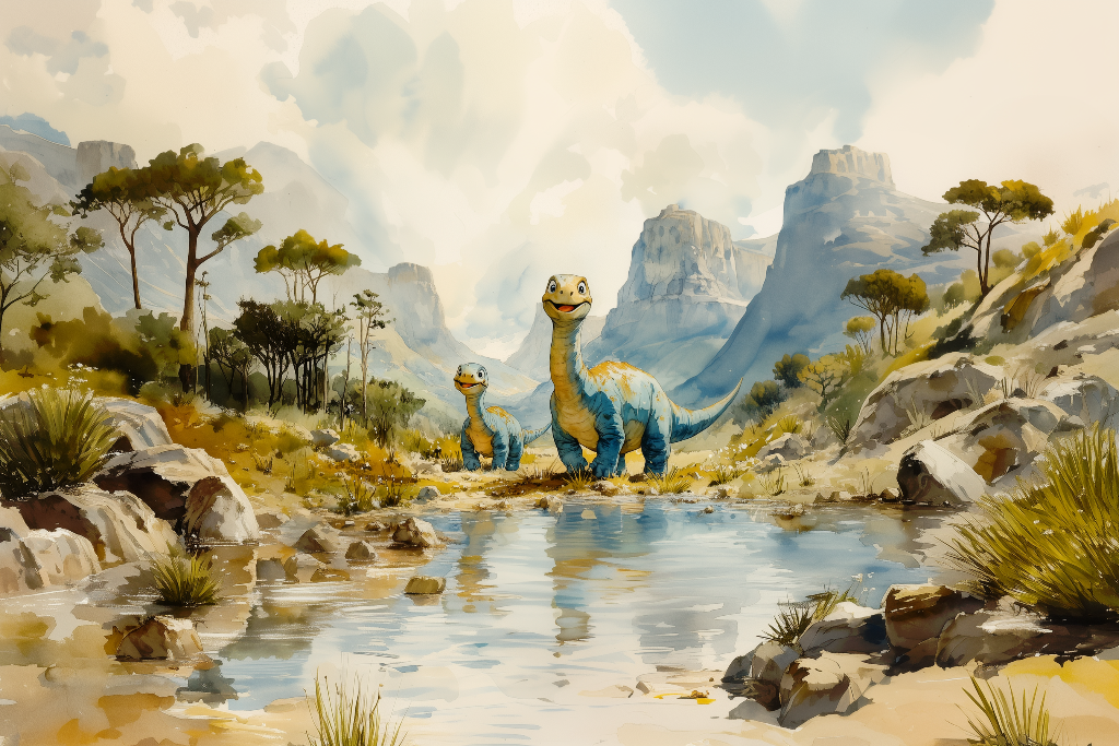Grandma Dino mural