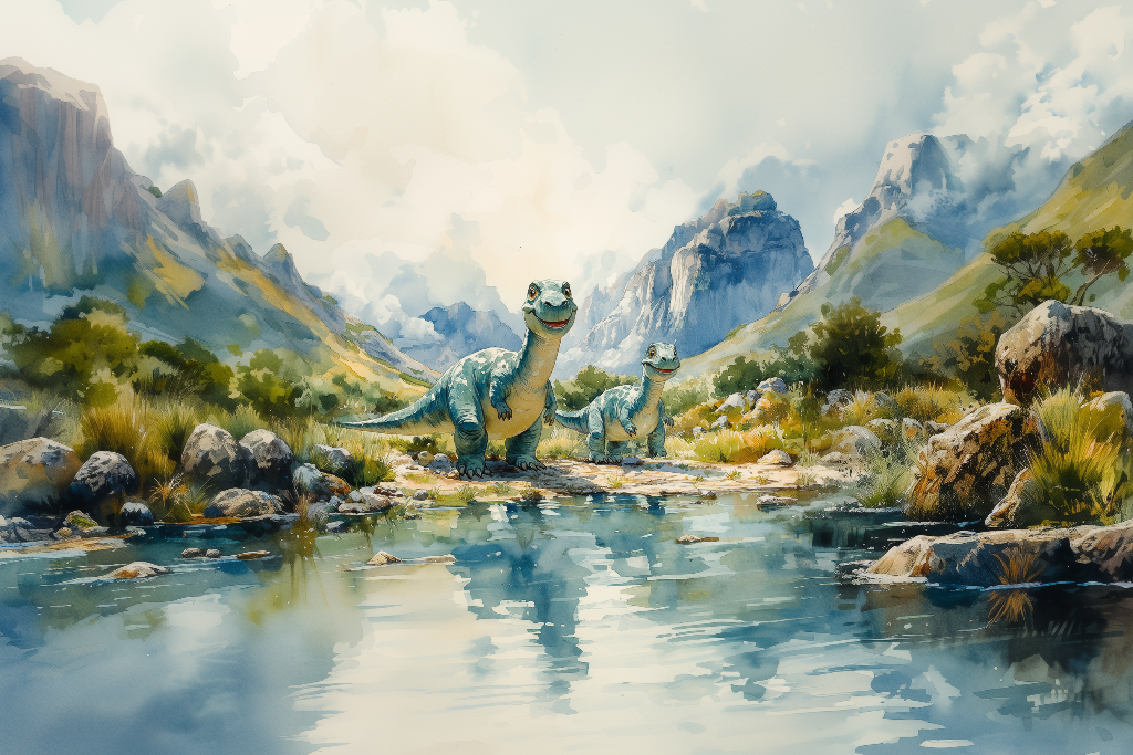 Grandpa Dino mural