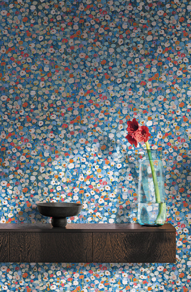 Primavera Prato Fiorito Metallic wallpaper