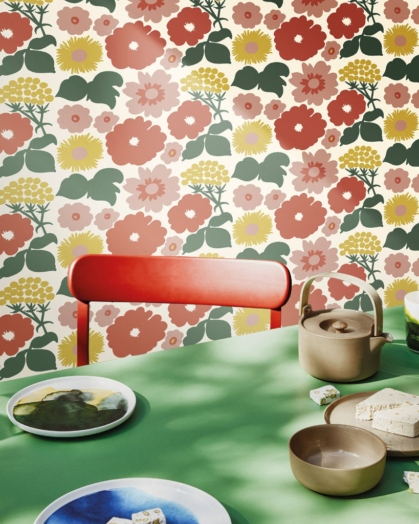 Marimekko Kukkatori wallpaper