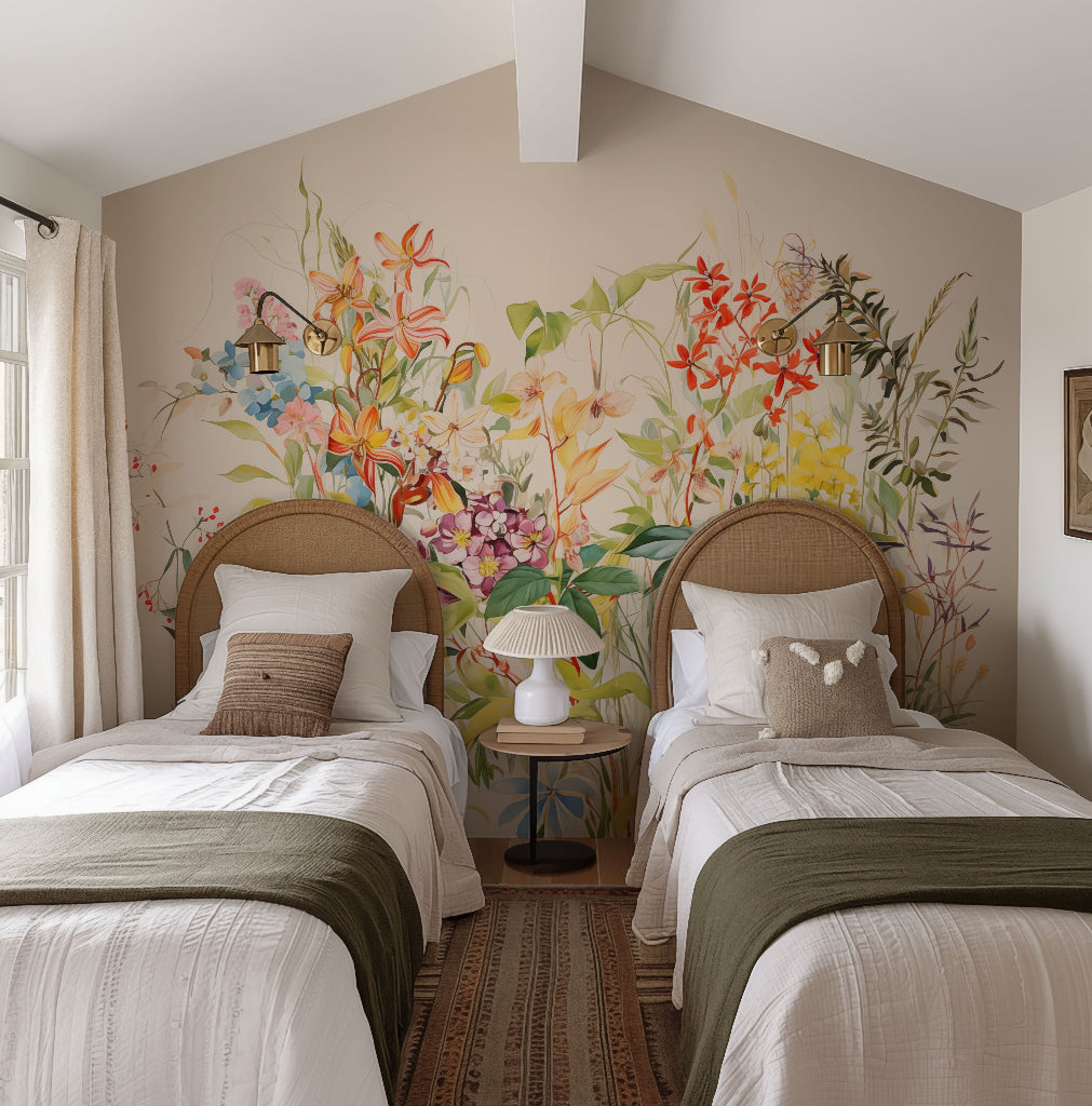 Wildflower Frenzy mural