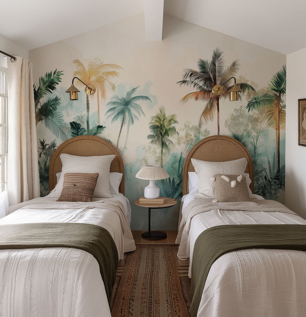 Palm Serenity mural