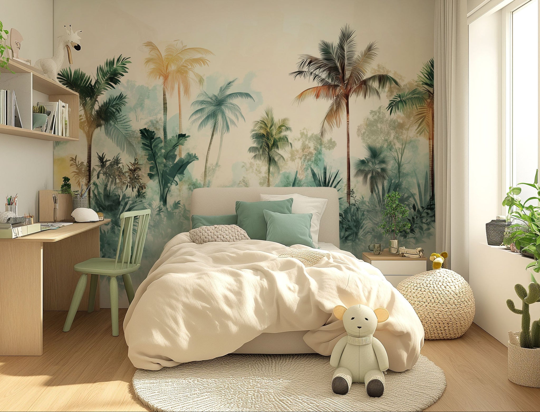 Palm Serenity mural