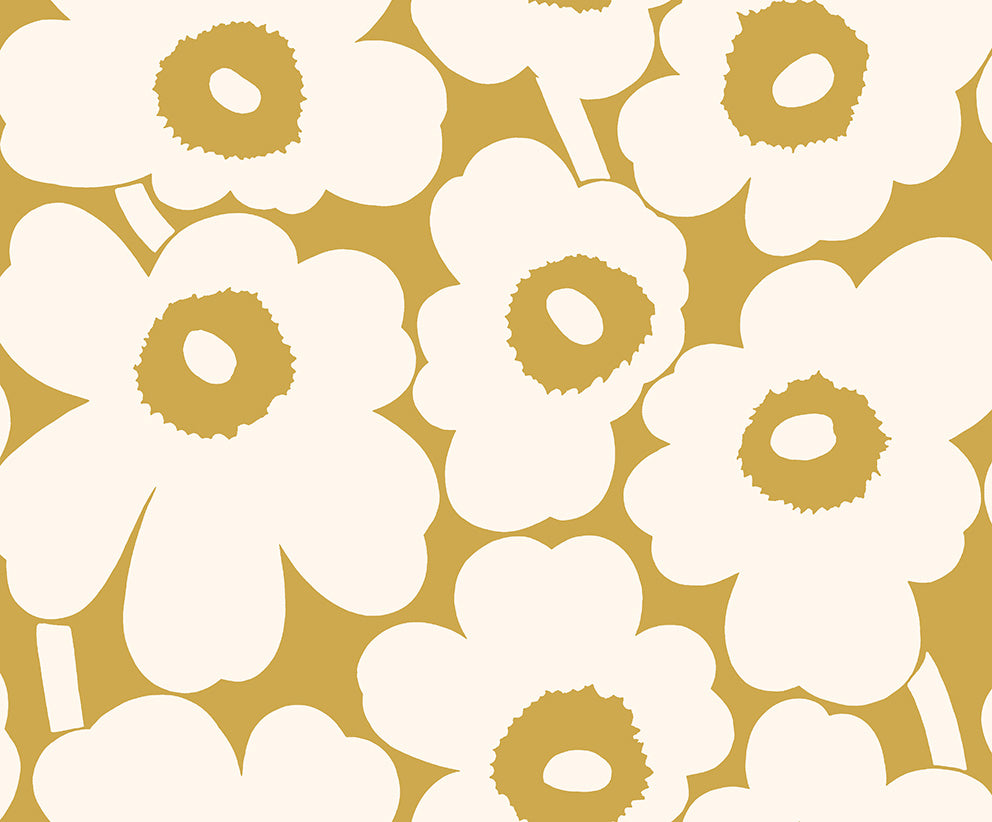 Marimekko Unikko Metallic wallpaper