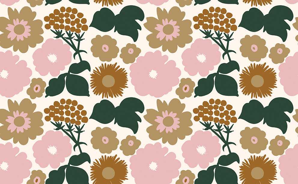 Marimekko Kukkatori wallpaper