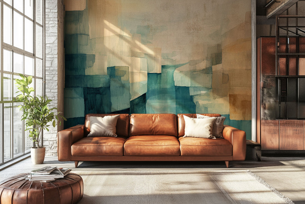 Abstract Reflections mural
