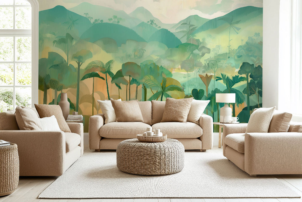 Fantasy Landscape mural