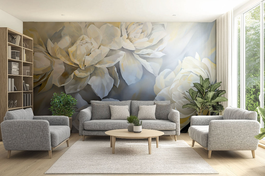 Giant Magnolias mural