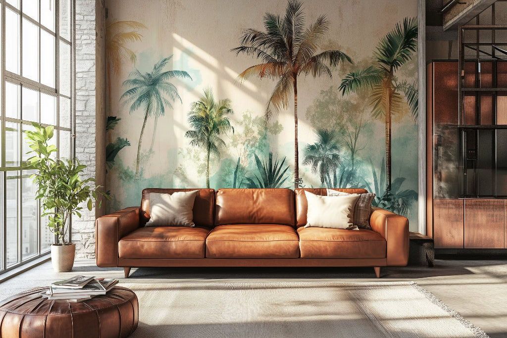 Palm Serenity mural