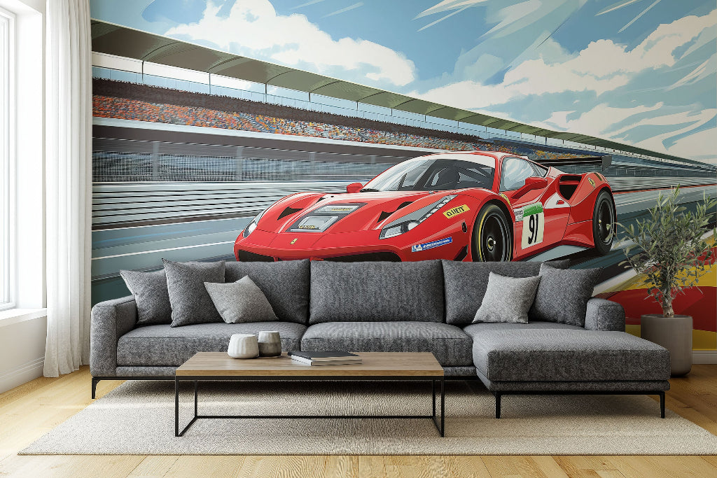The Track mural