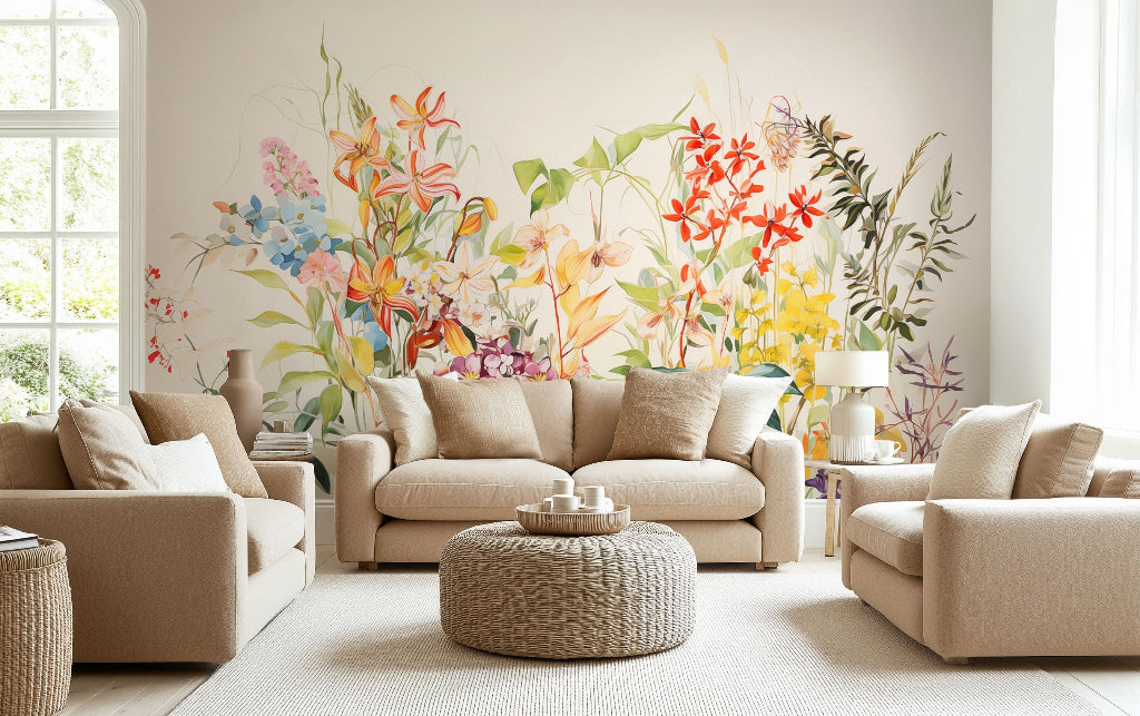 Wildflower Frenzy mural