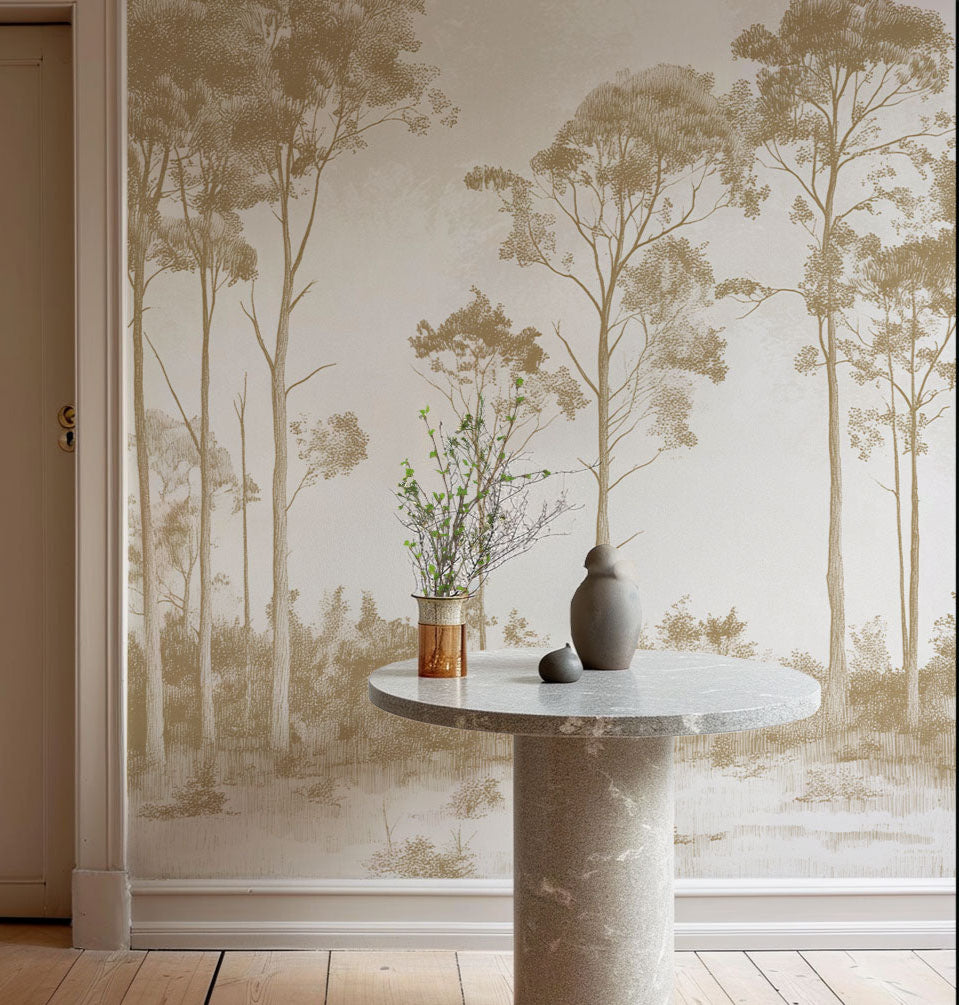 Bluegum Etching mural