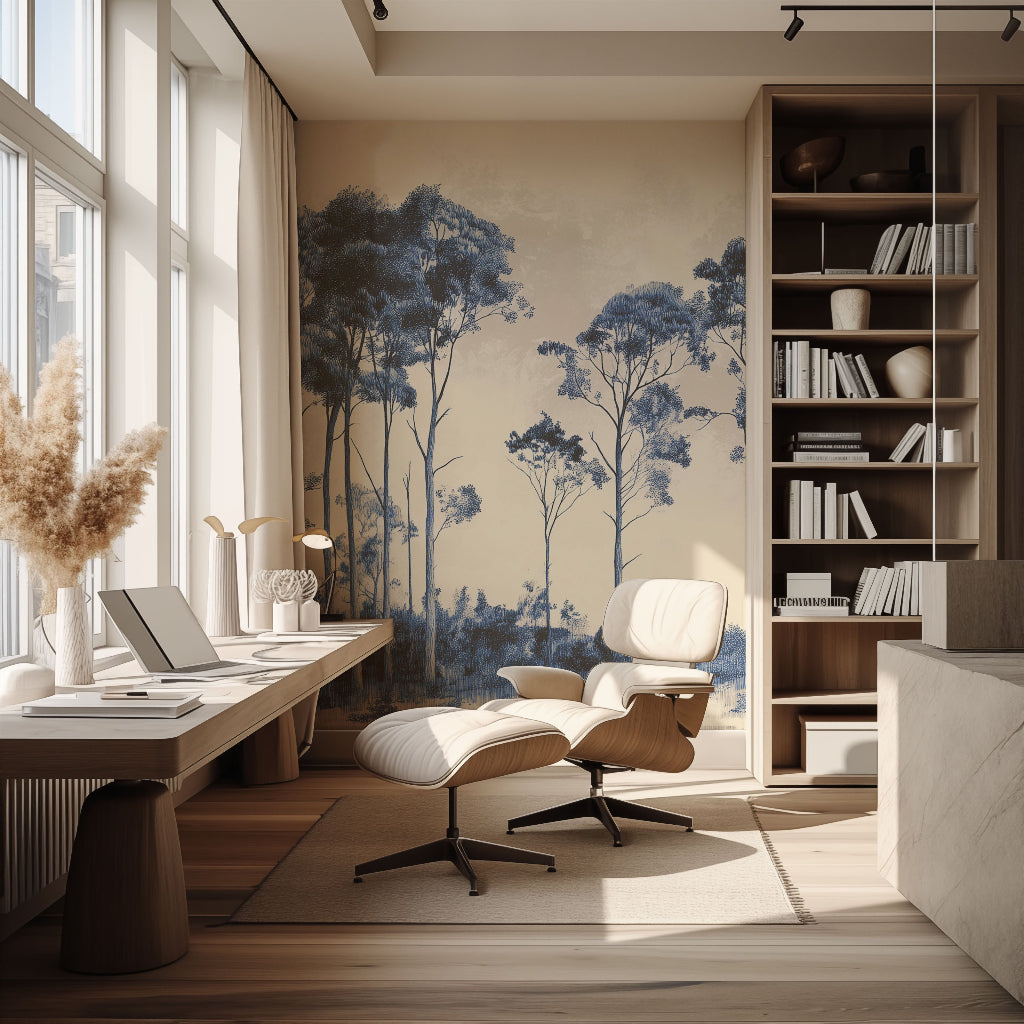 Bluegum Etching mural