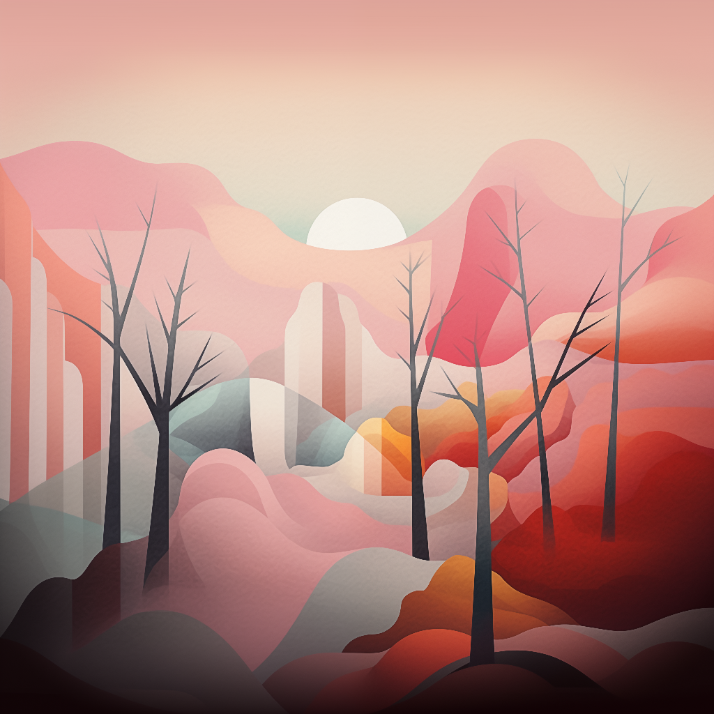 Magical Sunrise mural